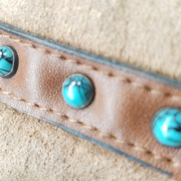 Small fringe bohemian hand bag - Picture 12 of 14